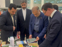Presenting a selection of SAMT's books to the National Research University of Moscow (Higher School of Economics) in the presence of IRI's ambassador to Russia and the relevant cultural and scientific advisors