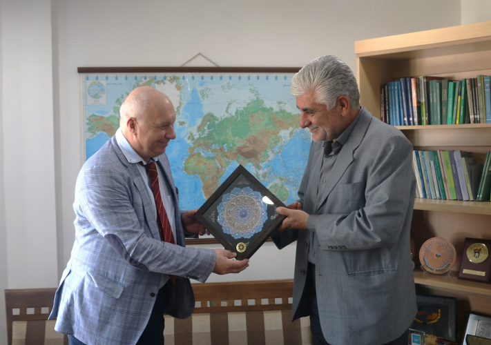 From St. Petersburg, Russia, Officials of Zlatoust Publishing House visited SAMT